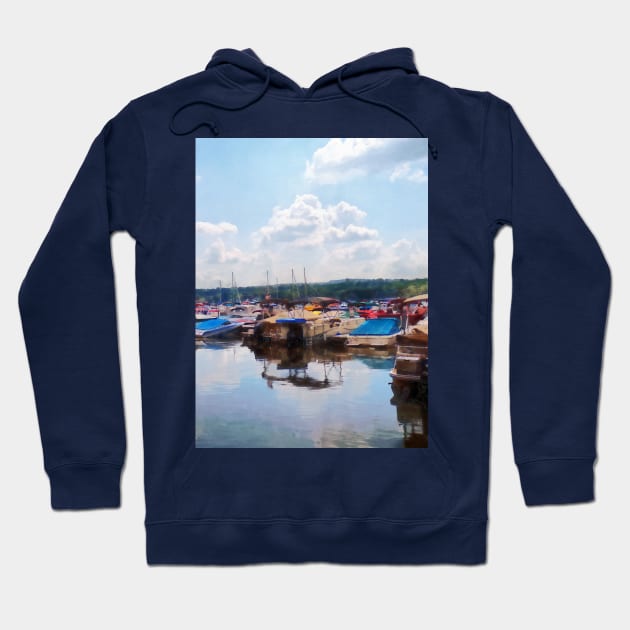 Canandaigua NY - City Pier Hoodie by SusanSavad